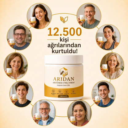 ARIDAN™ - Arı İğnesi Etkili 'Nokta Atışı' Derin Doku Kremi